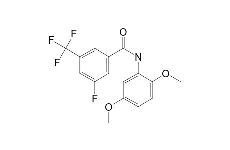 3-Fluoro-5-trifluoromethylbenzamide, N-(2,5-dimethoxyphenyl)-