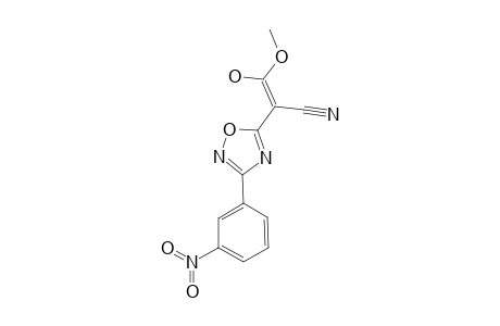 METHYL-2-[3-(3-NITROPHENYL)-1,2,4-OXADIAZOL-5-YL]-2-CYANOACETATE