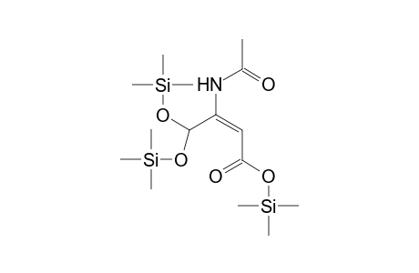 15N-Acetylamido-15N-[4,4-bis(trimethylsiloxy)but-2-enoic acid-3-yl] (trimethylsilyl) ester