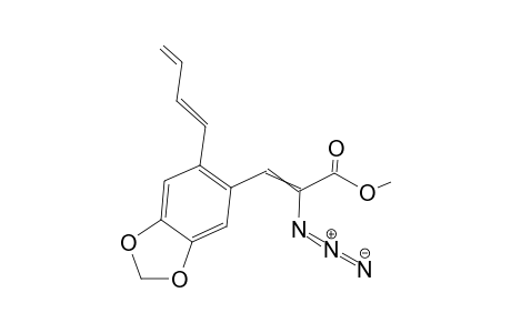 Methyl .alpha.-azido-2-(buta-1',3'-dienyl)-4,5-methylenedioxycinnamate