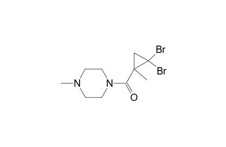 1-[(2,2-dibromo-1-methylcyclopropyl)carbonyl]-4-methylpiperazine