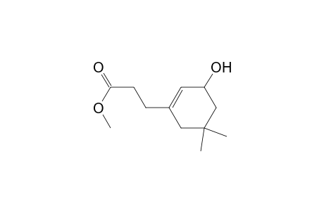 3-(3-hydroxy-5,5-dimethyl-1-cyclohexenyl)propanoic acid methyl ester