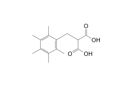 2-[(2,3,4,5,6-pentamethylphenyl)methyl]propanedioic acid