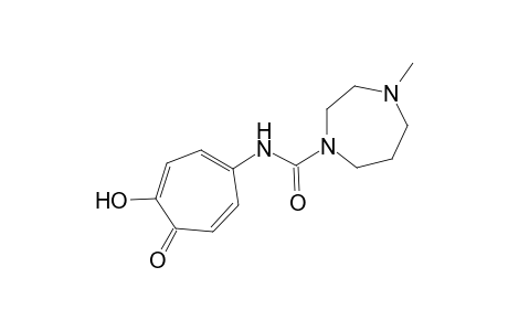 4-Methyl-1-(5-tropolonylcarbamoyl)homopiperazine