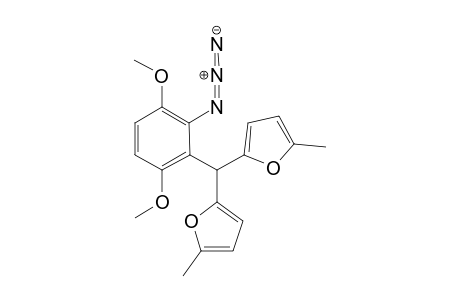 2,2'-[(2-Azido-3,6-dimethoxyphenyl)methanediyl]bis(5-methylfuran)