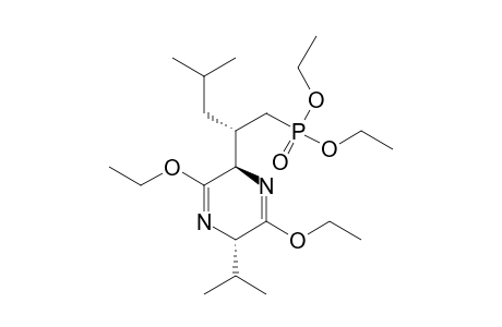 (2R,5S,1'S)-3,6-DIETHOXY-2-[2-(DIETHOXYPHOSPHORYL)-1-(ISOBUTYL)-ETHYL]-2,5-DIHYDRO-5-ISOPROPYLPYRAZINE