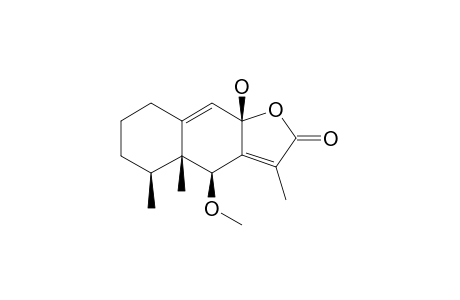 8-BETA-HYDROXY-6-BETA-METHOXYEREMOPHIL-7(11),9-DIEN-8,12-OLIDE