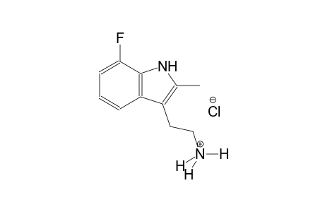 1H-indole-3-ethanaminium, 7-fluoro-2-methyl-, chloride