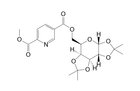 2-Methyl 5-((3aR,5R,5aS,8aS,8bR)-2,2,7,7-tetramethyltetrahydro-3aH-bis[1,3]dioxolo[4,5-b:4',5'-d]pyran-5-yl)methyl pyridine-2,5-dicarboxylate