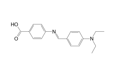4-({(E)-[4-(diethylamino)phenyl]methylidene}amino)benzoic acid