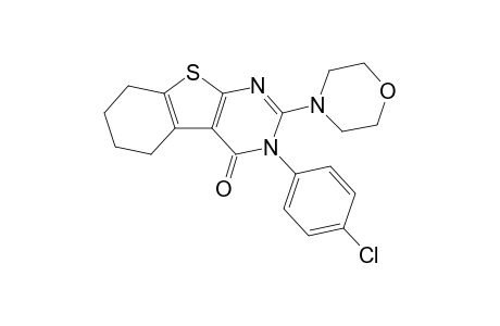 2-Morpholino-3-(4-chlorophenyl)-5,6,7,8-tetrahydrobenzothieno[2,3-d]pyrimidin-4(3H)-one