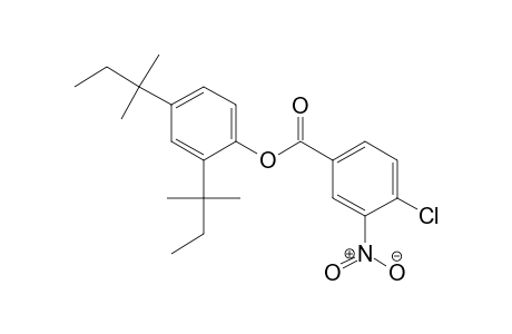 Benzoic acid, 4-chloro-3-nitro-, 2,4-bis(1,1-dimethylpropyl)phenyl ester