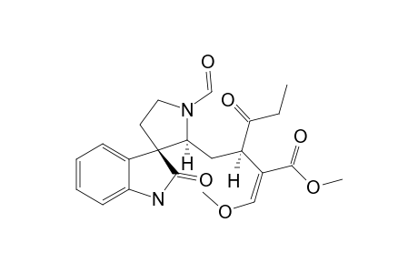 (E)-2-[(1R)-1-[[(2'S,3R)-1'-formyl-2-keto-spiro[indoline-3,3'-pyrrolidine]-2'-yl]methyl]-2-keto-butyl]-3-methoxy-acrylic acid methyl ester