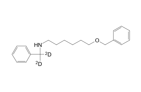 .alpha.-dideuterobenzylamino-.omega.-benzyloxyhexane