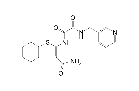ethanediamide, N~1~-[3-(aminocarbonyl)-4,5,6,7-tetrahydrobenzo[b]thien-2-yl]-N~2~-(3-pyridinylmethyl)-
