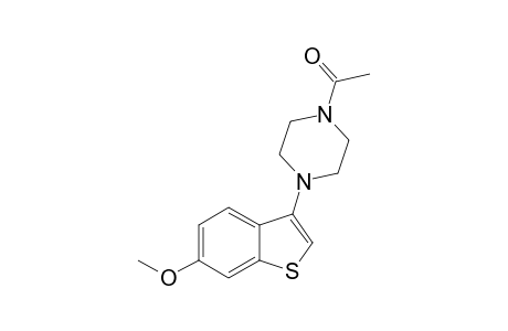 3-(4-ACETYL-1-PIPERAZINYL)-6-METHOXY-BENZO-[B]-THIOPHENE