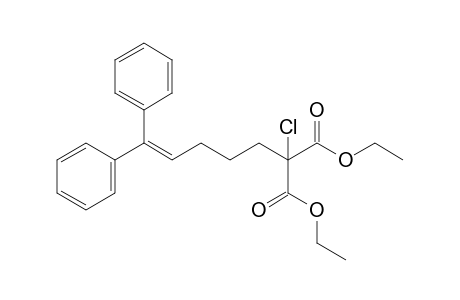 Diethyl 2-(5,5-diphenylpent-4-enyl)-2-chloromalonate