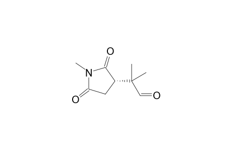 (S)-2-methyl-2-(1-methyl-2,5-dioxopyrrolidin-3-yl)propanal
