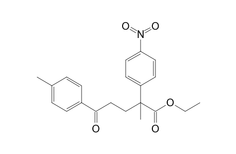2-Methyl-5-(4-methylphenyl)-2-(4-nitrophenyl)-5-oxopentanoic acid ethyl ester
