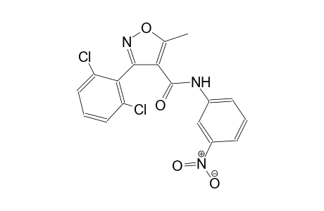 3-(2,6-dichlorophenyl)-5-methyl-N-(3-nitrophenyl)-4-isoxazolecarboxamide