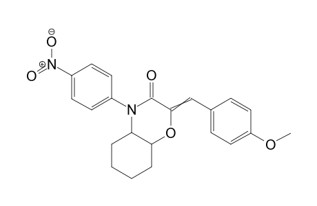 2-(4-Methoxybenzylidene)-6-methyl-4-(4-nitrophenyl)morpholin-3-one