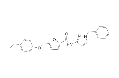 N-(1-benzyl-1H-pyrazol-3-yl)-5-[(4-ethylphenoxy)methyl]-2-furamide