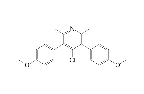 4-Chloro-2,6-dimethyl-3,5-bis(4-methoxyphenyl)pyridine