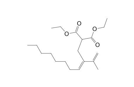 Diethyl 2-[(E)-2-(isopropenyl)-2-decenyl]propanedioate