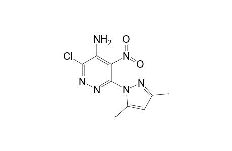 3-chloranyl-6-(3,5-dimethylpyrazol-1-yl)-5-nitro-pyridazin-4-amine