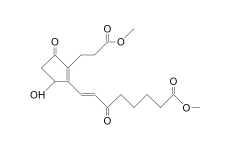 Methyl 3-(3-hydroxy-2-[7-methoxycarbonyl-3-oxo-1-heptenyl]-5-oxo-1-cyclopentenyl)-propionate