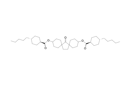 trans,trans-3,11-bis(trans-4'-Pentylcyclohexanoyl)dispiro[5.1.5.2]pentadecan-7-one