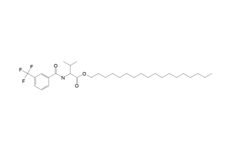 L-Valine, N-(3-trifluoromethylbenzoyl)-, octadecyl ester