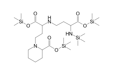 1-{2'-[(Trimethylsilyoxy)carbonyl]piperidin-1'-yl}-3,7-bis[(trimethylsilyloxy)carbonyl]-7-(trimethylsilyl)amino-4-azaheptane