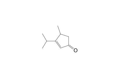 2-Cyclopenten-1-one, 3-isopropyl-4-methyl-