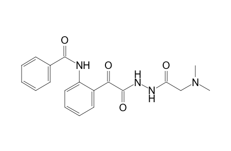 2'-{[2-(N,N-dimethylglycyl)hydrazino]glyoxyloyl}benzanilide