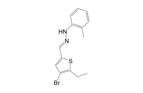 N-[(E)-(4-bromanyl-5-ethyl-thiophen-2-yl)methylideneamino]-2-methyl-aniline