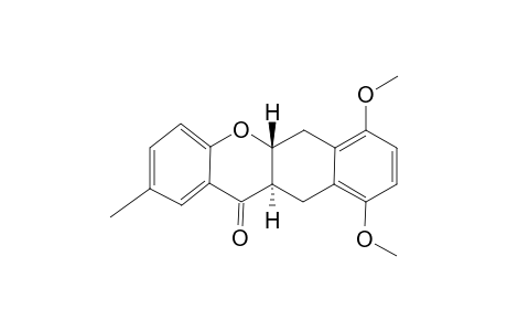 (trans)-2,5-Dimethoxy-10-methylbenzo[b]-(1,6,6a,12a-tetrahydro)xanthone