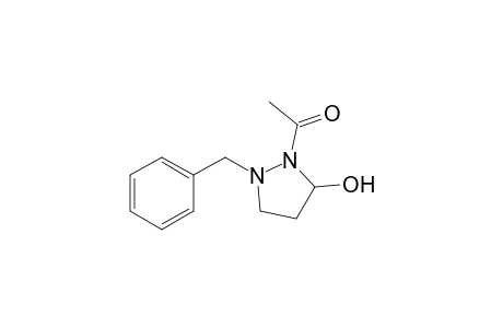 1-(2-benzyl-5-hydroxy-pyrazolidin-1-yl)ethanone