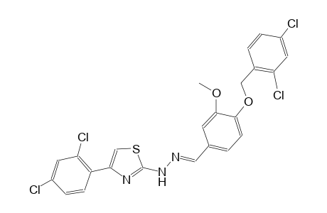 4-[(2,4-dichlorobenzyl)oxy]-3-methoxybenzaldehyde [4-(2,4-dichlorophenyl)-1,3-thiazol-2-yl]hydrazone