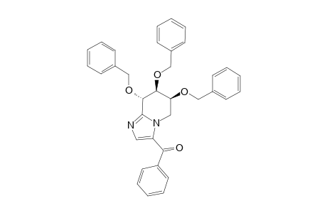 PHENYL-[(6S,7S,8S)-6,7,8-TRIS-(BENZYLOXY)-5,6,7,8-TETRAHYDROIMIDAZO-[1,2-A]-PYRIDIN-3-YL]-METHANONE