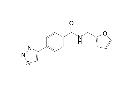 N-furfuryl-p-(1,2,3-thiadiazol-4-yl)benzamide