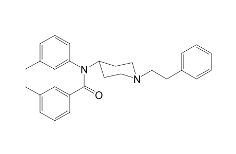 3-Methyl-N-(3-methylphenyl)-N-(2-phenylethyl)-piperidin-4-yl)benzamide