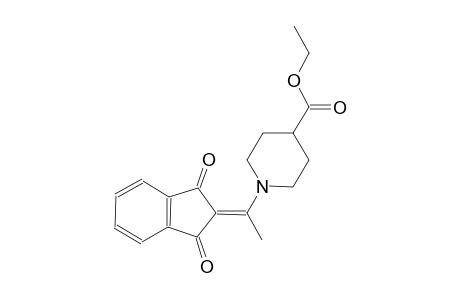 ethyl 1-[1-(1,3-dioxo-1,3-dihydro-2H-inden-2-ylidene)ethyl]-4-piperidinecarboxylate
