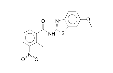 N-(5-methoxy-2-benzothiazolyl)-2-methyl-3-nitrobenzamide