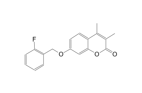 2H-1-benzopyran-2-one, 7-[(2-fluorophenyl)methoxy]-3,4-dimethyl-