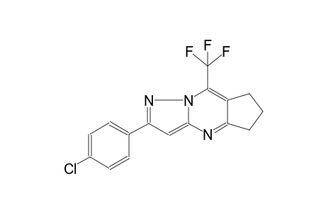 5H-cyclopenta[d]pyrazolo[1,5-a]pyrimidine, 2-(4-chlorophenyl)-6,7-dihydro-8-(trifluoromethyl)-