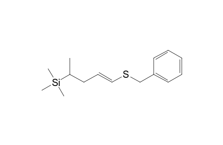 (E)-1-Benzylthio-4-trimethylsilyl-1-pentene