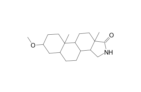16-Azaandrostan-17-one, 3-methoxy-, (3.beta.)-