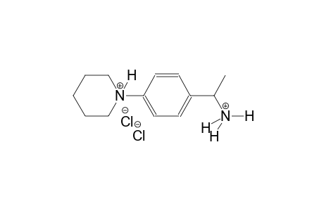 piperidinium, 1-[4-(1-ammonioethyl)phenyl]-, dichloride