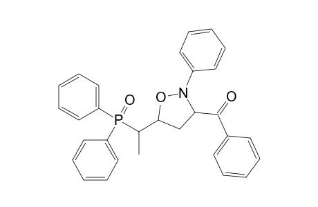 3-Benzoyl-5-(1'-diphenylphosphinoylethyl)-2-phenylisoxazolidine isomer